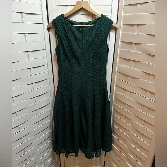 Danny and Nicole A-Line Laced Dress - Picture 1 of 6